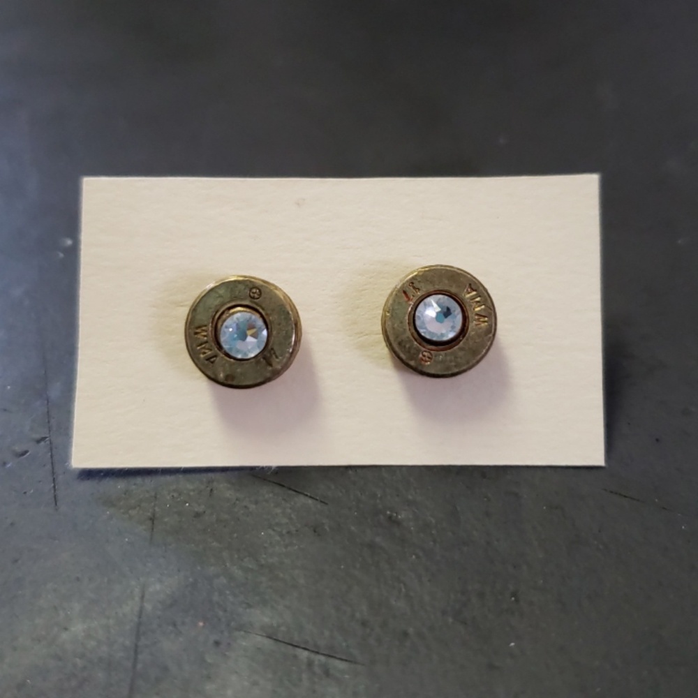 Bullet Earrings 9mm